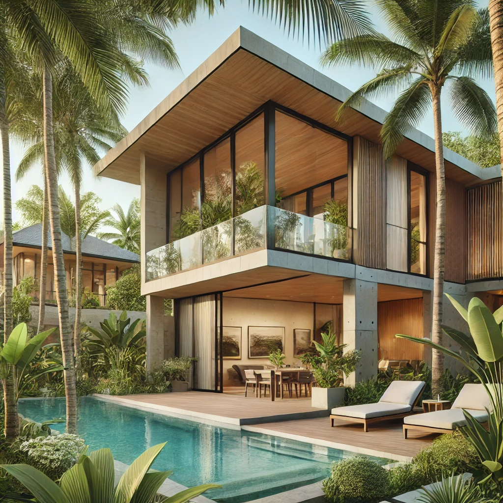 Rumah Tropis Modern