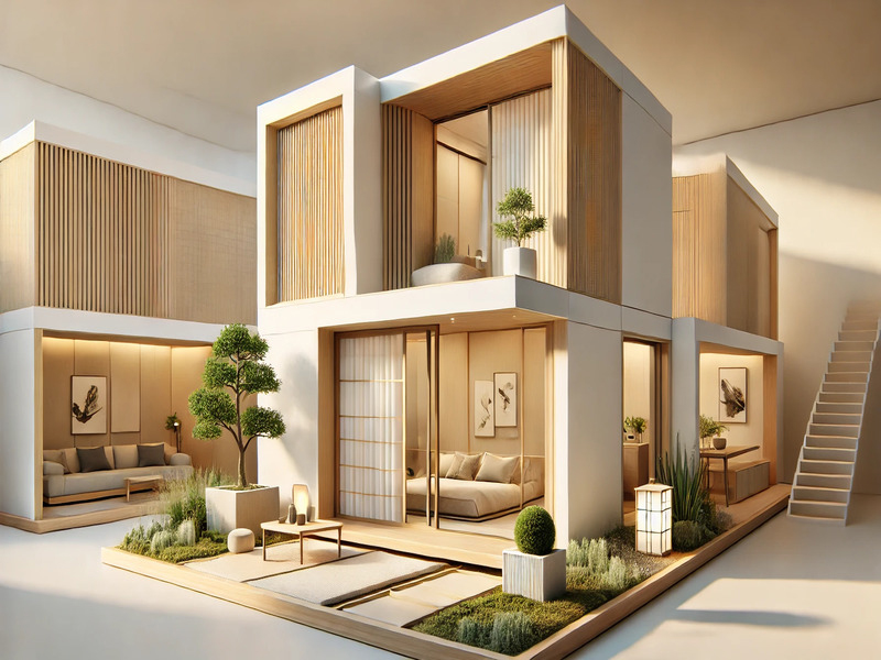 Home Design Tiga Kamar Terbaru 2025, Desain Rumah Minimalis Jepang Terkini