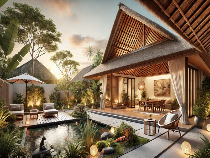 Desain Rumah Made Bali Konsep Minimalis dengan Suasana Teduh