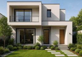 Desain Properti Rumah Minimalis 2 Lantai Dengan Taman Astetik Terbaru