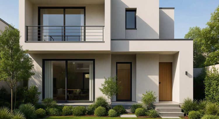 Desain Properti Rumah Minimalis 2 Lantai Dengan Taman Astetik Terbaru