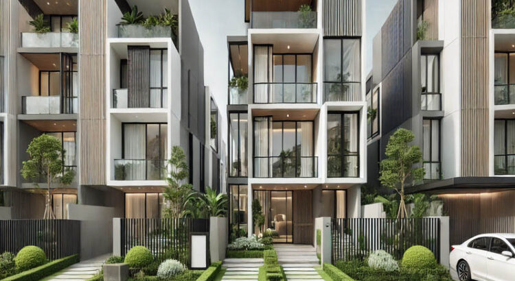 Model Rumah Cluster Modern Minimalis Tampak Mewah dan Elegan