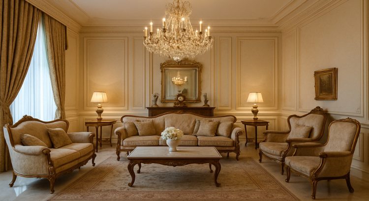 Inspirasi Dekorasi Rumah Dengan Ruangan yang di Disain Lengkap Furniture Klasik Eropa