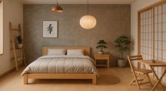 Inspirasi Desain Kamar Industrial Dengan Furniture Astetik Jepang