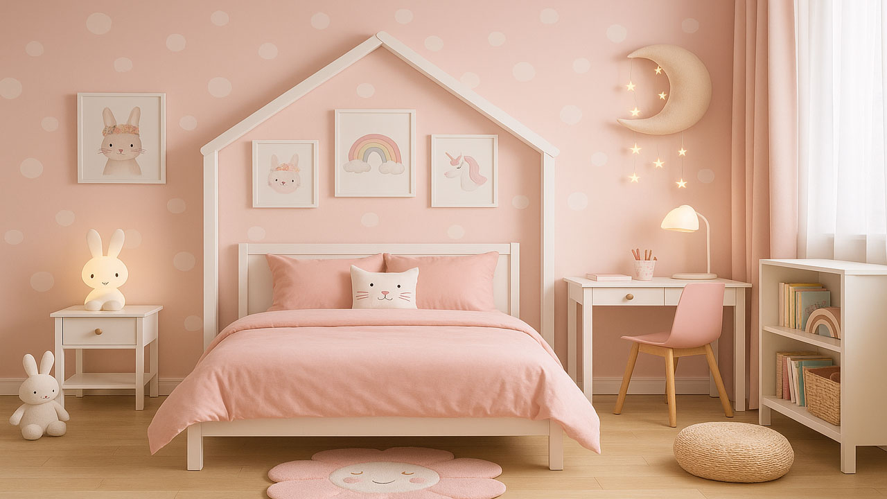 Inspirasi Renovasi Ruangan Kamar Tidur Anak Perempuan Dengan Desain Lucu dan Unik