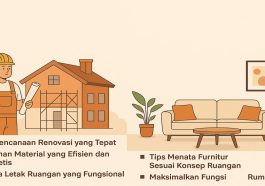 Tips Renovasi Bangunan Rumah dan Penempatan Furnitur yang Tepat Untuk Dekorasi Ruangan