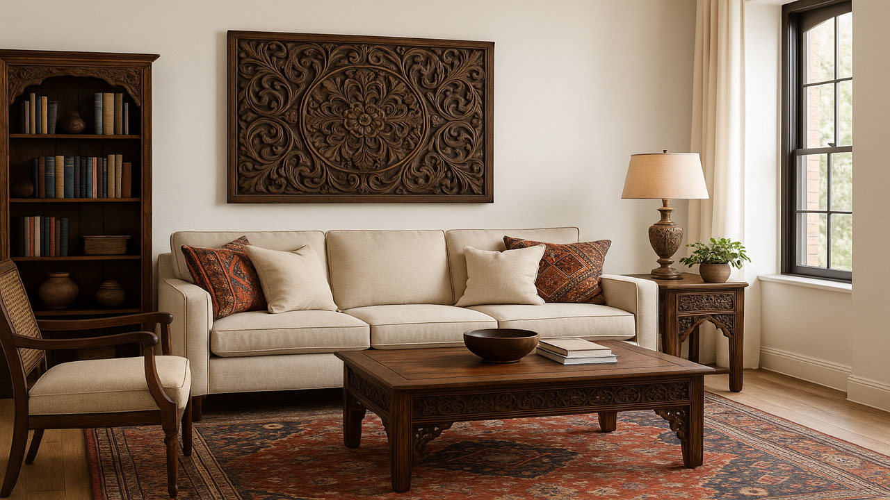 Trend Dekorasi Furnitur Ruang Tamu Tradisional Dengan Desain Interior Modern