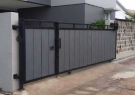 pagar kayu besi