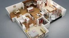 Desain rumah cetak 3D