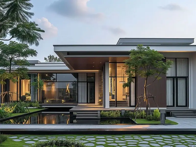 Rumah tropis modern