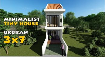 Viral! Desain Rumah Mini 3×7 Meter Tampil Super Modern di Lahan Terbatas