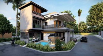 Desain Rumah Modern 3 Lantai dengan Rooftop Ini Bisa Jadi Tempat Nongkrong Favorit
