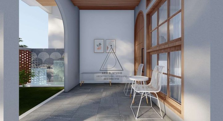 Tren Teras Rumah Modern 2025, Desain Ala Pinterest Cocok untuk Lahan Mungil