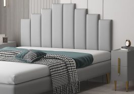Ide Headboard Kamar Premium: Kulit Sintetis, Kayu, dan Upholstery Elegan
